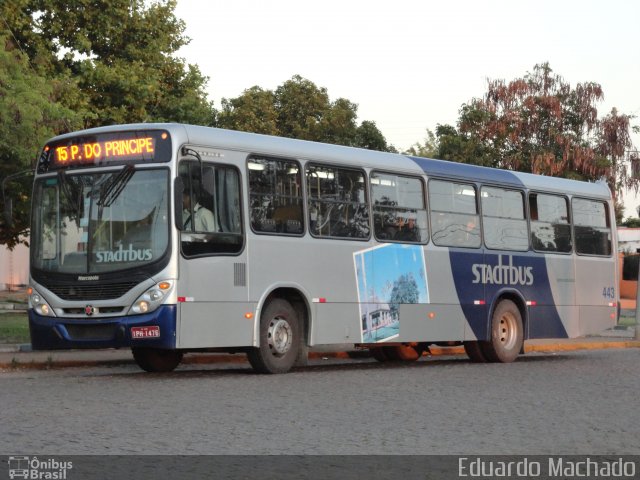 Stadtbus Bagé 443 na cidade de Bagé, Rio Grande do Sul, Brasil, por Eduardo Machado. Número da foto: #771695.