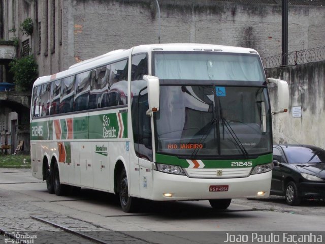 Cia. São Geraldo de Viação 21245 na cidade de Rio de Janeiro, Rio de Janeiro, Brasil, por João Paulo Façanha. ID da foto: 772622.