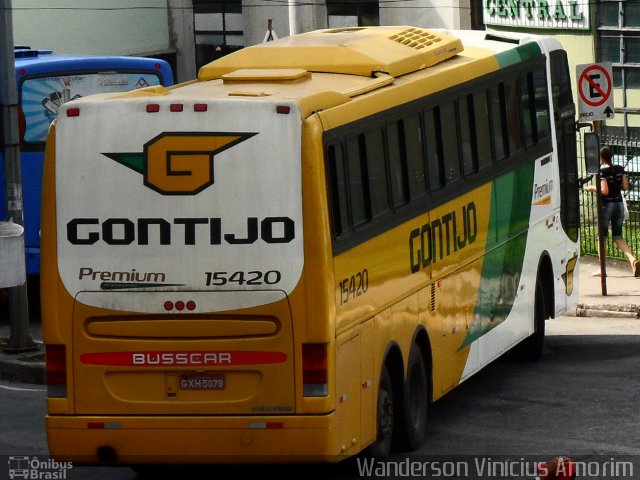 Empresa Gontijo de Transportes 15420 na cidade de Ipatinga, Minas Gerais, Brasil, por Wanderson Vinícius Amorim. Número da foto: #772458.