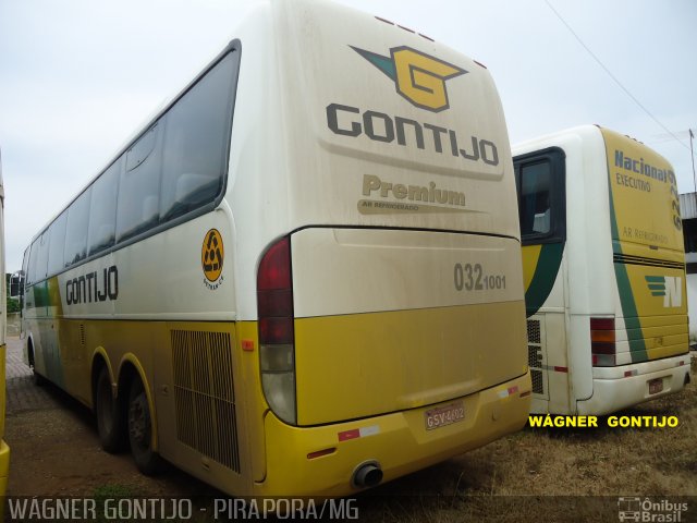 Empresa Gontijo de Transportes 0321001 na cidade de Pirapora, Minas Gerais, Brasil, por Wagner Gontijo Várzea da Palma-mg. ID da foto: 771830.