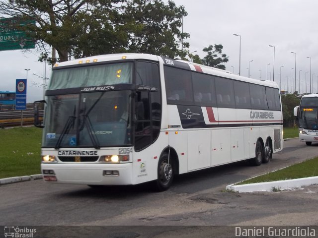 Auto Viação Catarinense 2054 na cidade de Florianópolis, Santa Catarina, Brasil, por Daniel Guardiola. ID da foto: 771732.