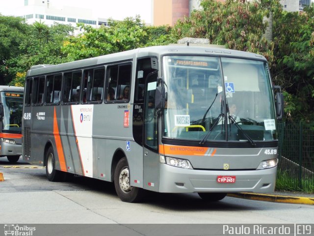 Empresa de Ônibus Pássaro Marron 45.619 na cidade de São Paulo, São Paulo, Brasil, por Paulo Ricardo. Número da foto: #772680.