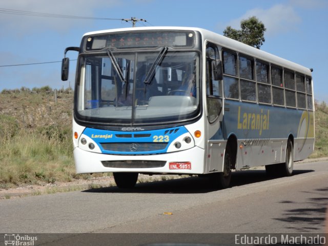 Laranjal Transportes 223 na cidade de Candiota, Rio Grande do Sul, Brasil, por Eduardo Machado. Número da foto: #771789.