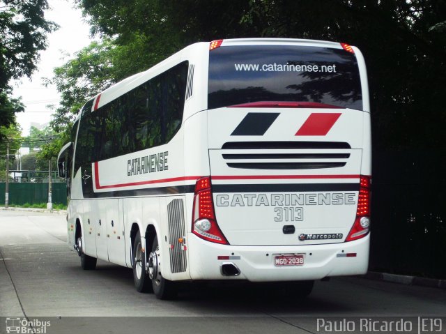 Auto Viação Catarinense 3113 na cidade de São Paulo, São Paulo, Brasil, por Paulo Ricardo. Número da foto: #772735.