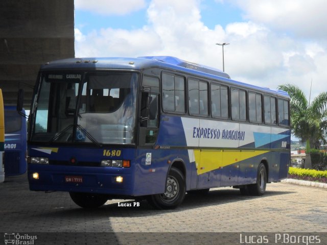 Expresso Araguari 1680 na cidade de Uberlândia, Minas Gerais, Brasil, por Lucas Borges . Número da foto: #771057.