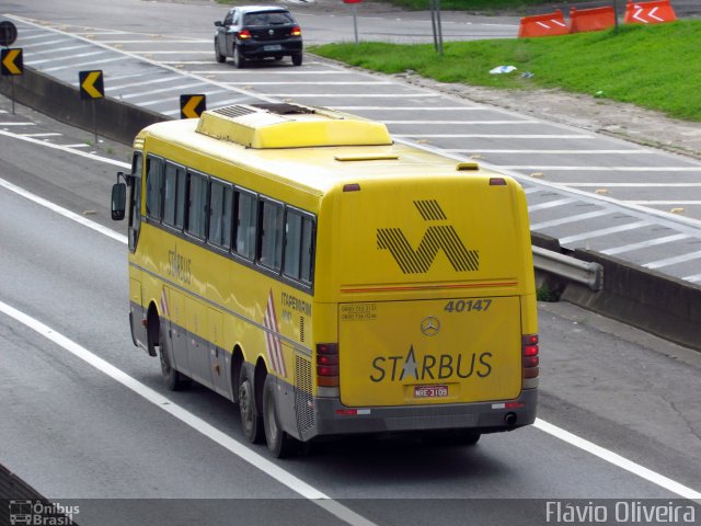 Viação Itapemirim 40147 na cidade de Resende, Rio de Janeiro, Brasil, por Flávio Oliveira. Número da foto: #771850.