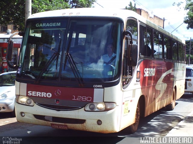 Viação Serro 1280 na cidade de Lagoa Santa, Minas Gerais, Brasil, por Marcelo Ribeiro. Número da foto: #771295.