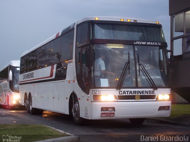 Auto Viação Catarinense 2121 na cidade de Florianópolis, Santa Catarina, Brasil, por Daniel Guardiola. ID da foto: 771703.