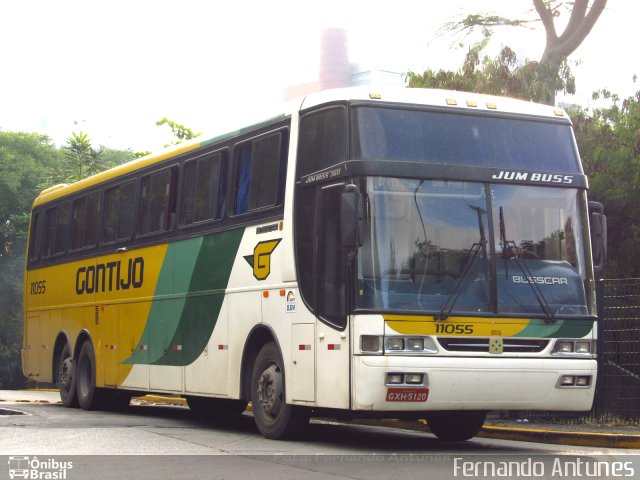 Empresa Gontijo de Transportes 11055 na cidade de São Paulo, São Paulo, Brasil, por Fernando Antunes. ID da foto: 772086.