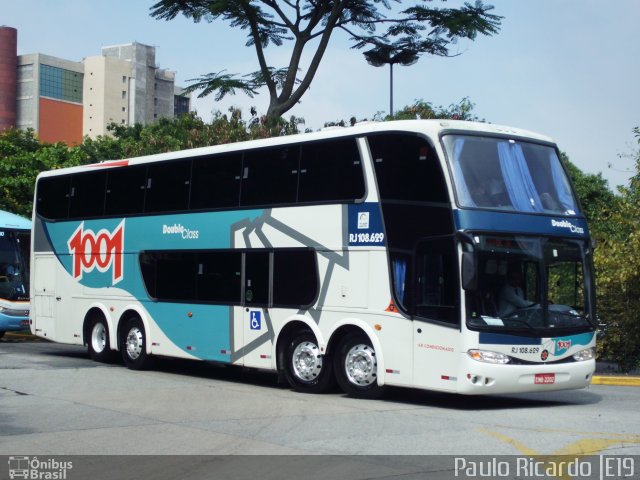 Auto Viação 1001 RJ 108.629 na cidade de São Paulo, São Paulo, Brasil, por Paulo Ricardo. Número da foto: #772697.