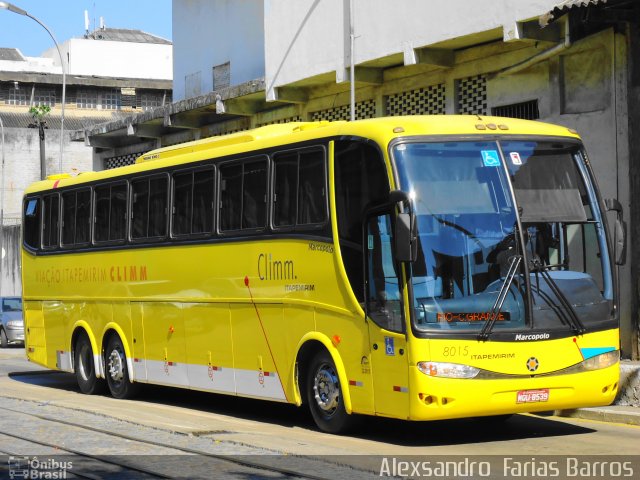 Viação Itapemirim 8015 na cidade de Rio de Janeiro, Rio de Janeiro, Brasil, por Alexsandro  Farias Barros. ID da foto: 773900.