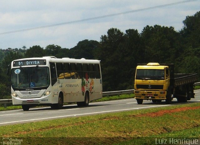 Viação Atibaia São Paulo 4211 na cidade de Mairiporã, São Paulo, Brasil, por Luiz Henrique. Número da foto: #773696.