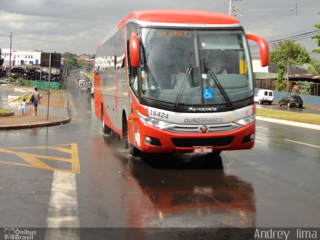 Viação Ouro Branco 16424 na cidade de Londrina, Paraná, Brasil, por Andrey  Lima. Número da foto: #773233.