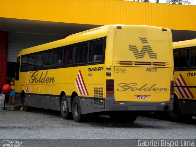 Viação Itapemirim 45035 na cidade de Jequié, Bahia, Brasil, por Gabriel Bispo. Número da foto: #773761.