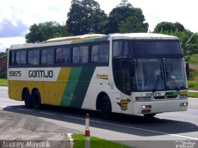 Empresa Gontijo de Transportes 15875 na cidade de Ribeirão Vermelho, Minas Gerais, Brasil, por Andrey Gustavo. ID da foto: 774439.