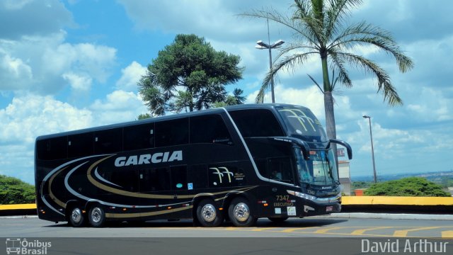 Viação Garcia 7347 na cidade de Londrina, Paraná, Brasil, por David Arthur. Número da foto: #773089.