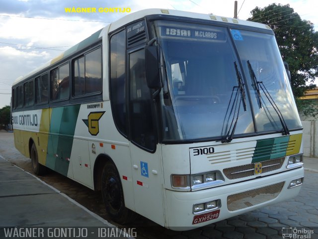Empresa Gontijo de Transportes 3100 na cidade de Ibiaí, Minas Gerais, Brasil, por Wagner Gontijo Várzea da Palma-mg. Número da foto: #773839.