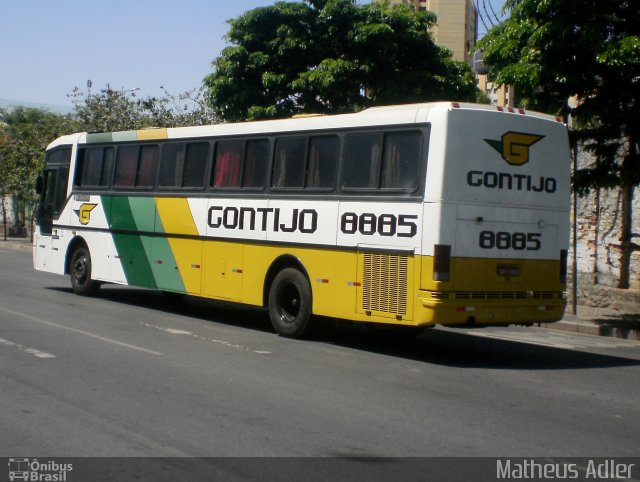 Empresa Gontijo de Transportes 8885 na cidade de Belo Horizonte, Minas Gerais, Brasil, por Matheus Adler. Número da foto: #1316493.