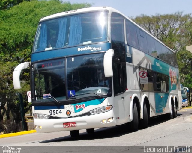 Auto Viação 1001 2504 na cidade de São Paulo, São Paulo, Brasil, por Leonardo Fidelli. ID da foto: 1317606.