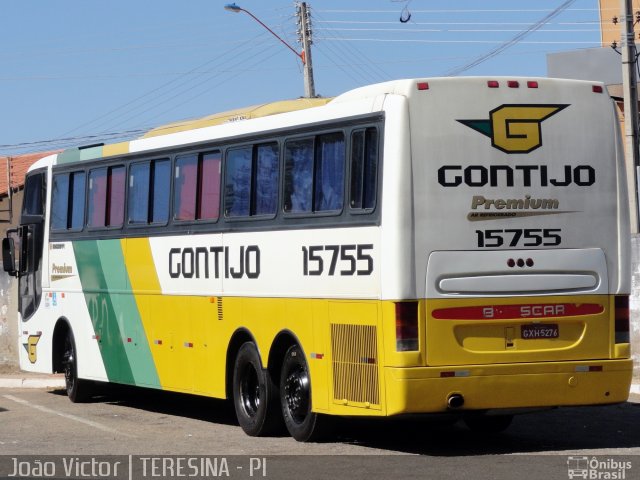 Empresa Gontijo de Transportes 15755 na cidade de Teresina, Piauí, Brasil, por João Victor. ID da foto: 1336685.