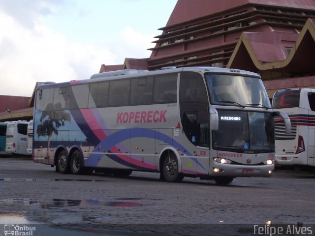 Kopereck Turismo 820 na cidade de Pelotas, Rio Grande do Sul, Brasil, por Felipe Alves. Número da foto: #1335318.