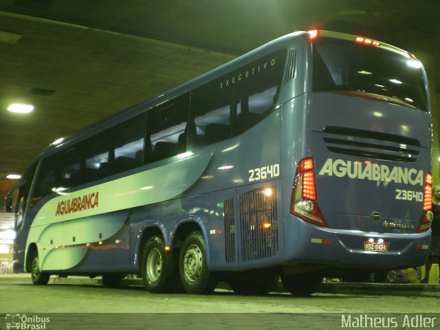 Viação Águia Branca 23640 na cidade de Belo Horizonte, Minas Gerais, Brasil, por Matheus Adler. ID da foto: 1337777.