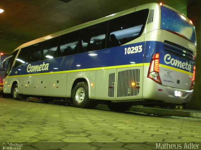 Viação Cometa 10293 na cidade de Belo Horizonte, Minas Gerais, Brasil, por Matheus Adler. Número da foto: #1337776.