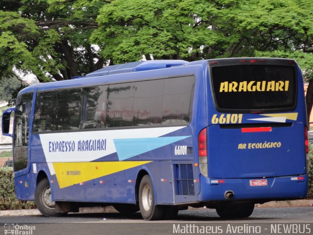 Expresso Araguari 66101 na cidade de Uberlândia, Minas Gerais, Brasil, por Matthaeus Johnnattan Avelino. ID da foto: 1338721.