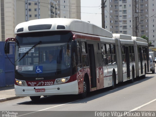 Viação Campo Belo 7 2322 na cidade de São Paulo, São Paulo, Brasil, por Felipe Vitor Paixão Vieira. Número da foto: #1336999.