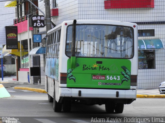 Viação Beira Mar de Mongaguá 5643 na cidade de Mongaguá, São Paulo, Brasil, por Adam Xavier Rodrigues Lima. Número da foto: #1338153.