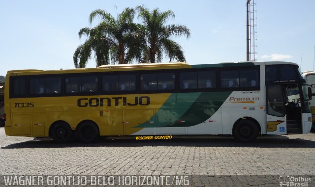 Empresa Gontijo de Transportes 11335 na cidade de Belo Horizonte, Minas Gerais, Brasil, por Wagner Gontijo Várzea da Palma-mg. Número da foto: #1337918.