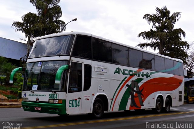 Empresa de Transportes Andorinha 5004 na cidade de Assis, São Paulo, Brasil, por Francisco Ivano. Número da foto: #1338140.