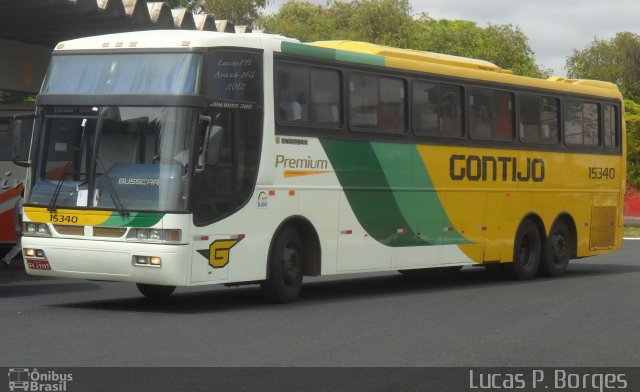 Empresa Gontijo de Transportes 15340 na cidade de Araxá, Minas Gerais, Brasil, por Lucas Borges . ID da foto: 1339203.