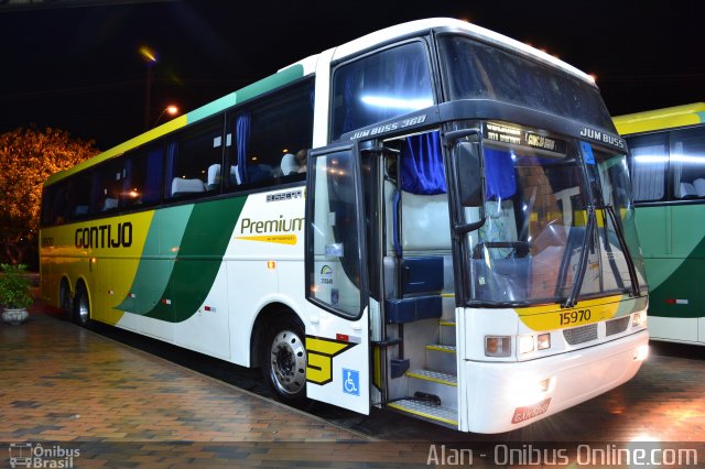 Empresa Gontijo de Transportes 15970 na cidade de Coronel Fabriciano, Minas Gerais, Brasil, por Alan Jeferson Nunes da Silva. ID da foto: 1339576.