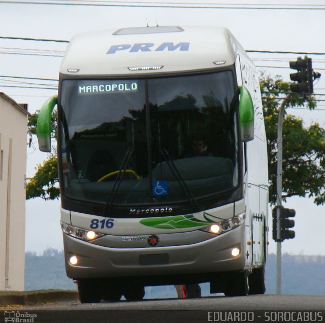 PRM Turismo 816 na cidade de Sorocaba, São Paulo, Brasil, por EDUARDO - SOROCABUS. Número da foto: #1339816.