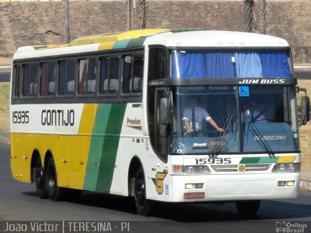 Empresa Gontijo de Transportes 15935 na cidade de Teresina, Piauí, Brasil, por João Victor. ID da foto: 1340162.