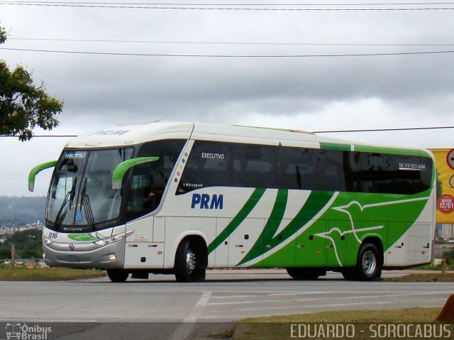 PRM Turismo 816 na cidade de Sorocaba, São Paulo, Brasil, por EDUARDO - SOROCABUS. Número da foto: #1339833.