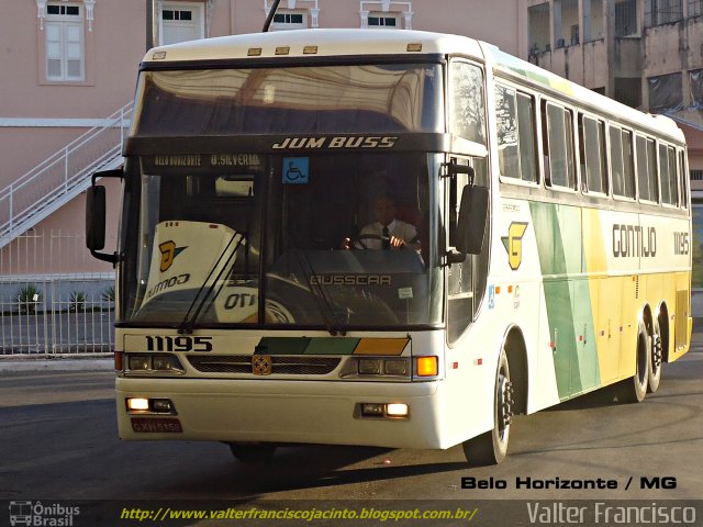 Empresa Gontijo de Transportes 11195 na cidade de Belo Horizonte, Minas Gerais, Brasil, por Valter Francisco. ID da foto: 1339843.