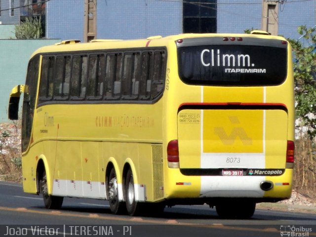 Viação Itapemirim 8073 na cidade de Teresina, Piauí, Brasil, por João Victor. ID da foto: 1341868.