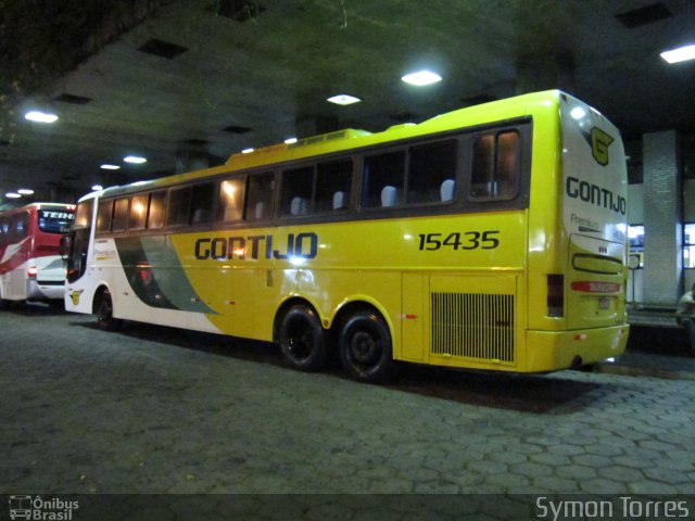 Empresa Gontijo de Transportes 15435 na cidade de Belo Horizonte, Minas Gerais, Brasil, por Symon Torres. ID da foto: 1341828.