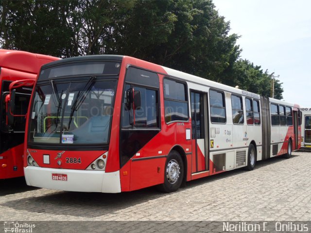 Itajaí Transportes Coletivos 2884 na cidade de Campinas, São Paulo, Brasil, por Nerilton F.  ônibus. Número da foto: #1343139.