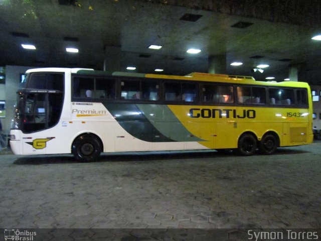 Empresa Gontijo de Transportes 15435 na cidade de Belo Horizonte, Minas Gerais, Brasil, por Symon Torres. ID da foto: 1341814.