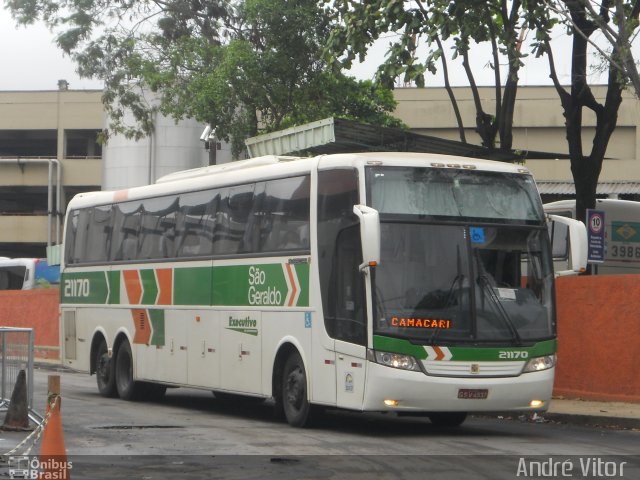 Cia. São Geraldo de Viação 21170 na cidade de Rio de Janeiro, Rio de Janeiro, Brasil, por André Vitor  Silva dos Santos. Número da foto: #1342518.