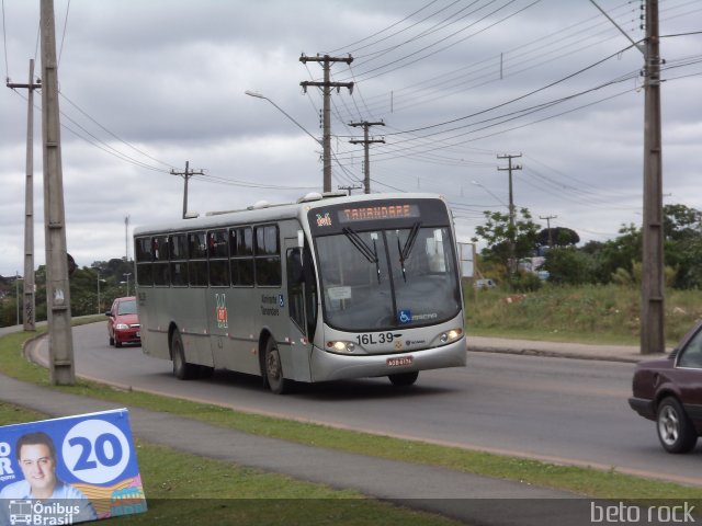Viação Tamandaré 16L39 na cidade de Curitiba, Paraná, Brasil, por Alberto Selinke. Número da foto: #1342355.