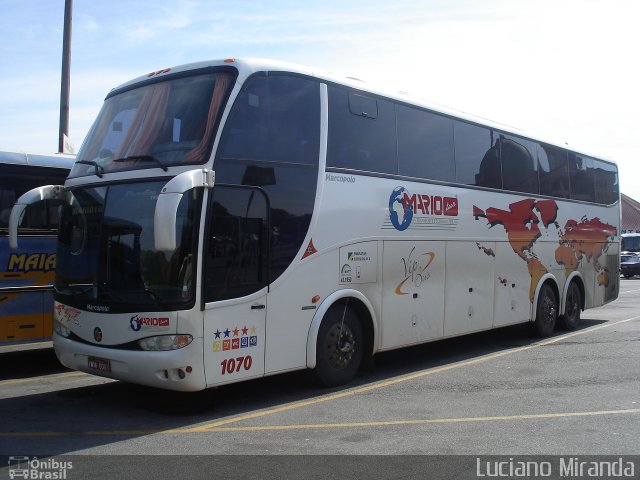 Mariotur Transporte e Turismo Ltda. 1070 na cidade de Aparecida, São Paulo, Brasil, por Luciano Miranda. Número da foto: #1343310.