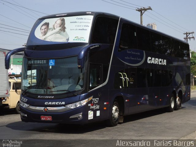 Viação Garcia 7157 na cidade de São Paulo, São Paulo, Brasil, por Alexsandro  Farias Barros. ID da foto: 1341589.