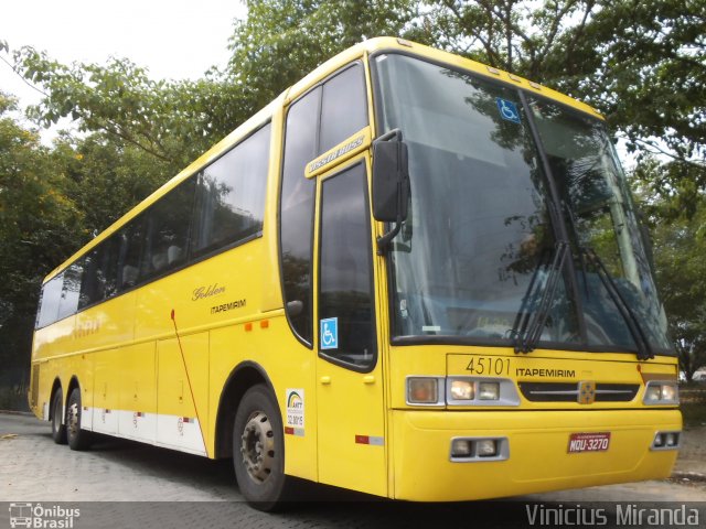 Viação Itapemirim 45101 na cidade de São José dos Campos, São Paulo, Brasil, por Vinicius Miranda. Número da foto: #1343213.