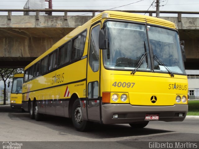 Viação Itapemirim 40097 na cidade de Vitória, Espírito Santo, Brasil, por Gilberto Martins. ID da foto: 1341470.