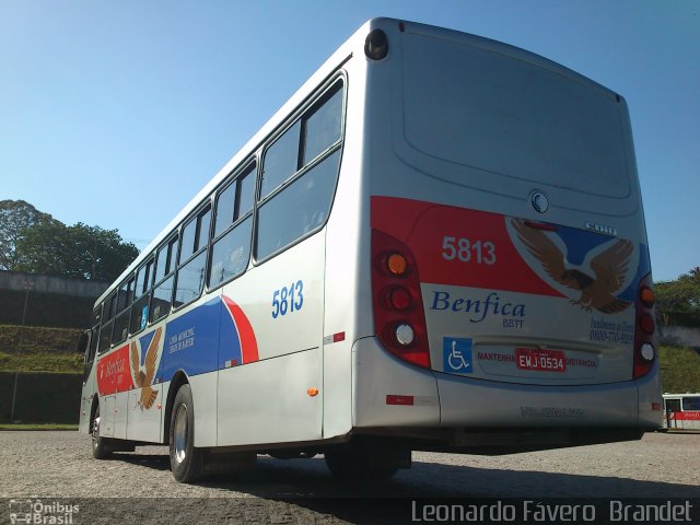 BBTT - Benfica Barueri Transporte e Turismo 5813 na cidade de Jandira, São Paulo, Brasil, por Leonardo Fávero  Brandet. ID da foto: 1344912.