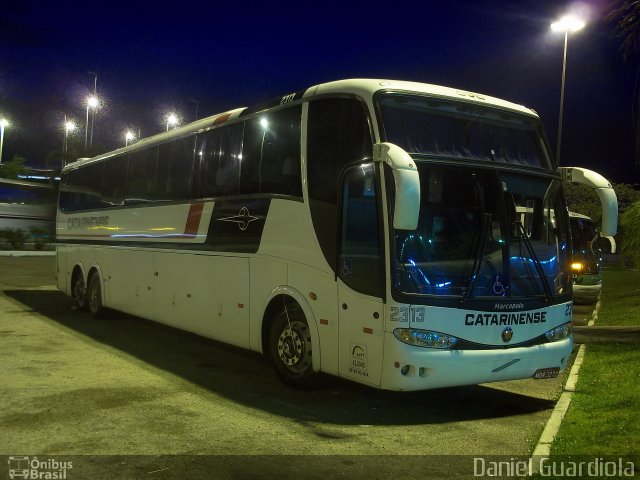 Auto Viação Catarinense 2313 na cidade de Florianópolis, Santa Catarina, Brasil, por Daniel Guardiola. ID da foto: 1345202.